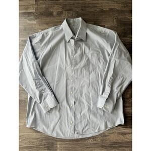 Boca Classic Men's Button-Down Shirt Light Blue Cotton Blend (size XL)